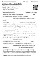 Vorschau - Arbeitsblätter - Arbeitsblatt "Eigene und fremde Lebensentwürfe" + interaktive Lösung & MP3 + Mindmap + Infografik - Deckblatt