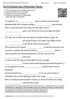 Vorschau - Arbeitsblätter - Lernposter + Arbeitsblatt "Die Entstehung des Ottonischen Reichs" + interaktive Lösung & MP3 + Mindmap - Seite 1