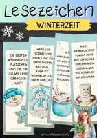 Vorschau - Anderer Materialtyp - Lesezeichen für deine Schüler: Winterzeit und positive Sprüche | Klasse 1 bis 5 - Seite 2