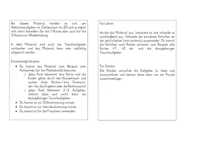 Vorschau - Spiele - Addition ZR bis 20 - Legepuzzle - Seite 1