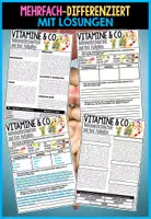 Vorschau - Unterrichtsreihen - Verdauung & Ernährung - Infomaterial & Arbeitsblätter - Textpassagen mit Markierungen, Überschriften zuornden, Fragen & Lösungen - Seite 1