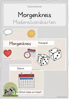 Vorschau - Anderer Materialtyp - Moderationskarten für den Morgenkreis - Deckblatt