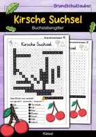 Vorschau - Spiele - Kirschen Suchsel - Buchstabengitter - Deckblatt