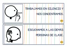 Vista previa - Refuerzo / NEE / Materiales de apoyo - NORMAS DE CLASE CON PICTOGRAMAS - Portada