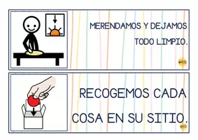 Vista previa - Refuerzo / NEE / Materiales de apoyo - NORMAS DE CLASE CON PICTOGRAMAS - página 2
