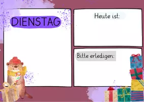 Vorschau - Präsentationen/Tafelbilder - Otter Weihnachten digitales Begrüßungsbild - Seite 2