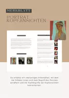 Vorschau - Merkblätter - Merkblatt - Porträt & Kopfansichten - Deckblatt