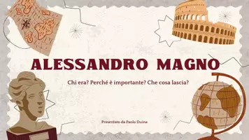 anteprima - Presentazioni / Lavagne - ALESSANDRO MAGNO V PRIMARIA - Pagina di copertina