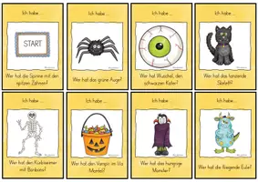 Vorschau - Spiele - Lesespiel Klasse 2 & 3 (Halloween) - Seite 1