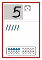 Vorschau - Fördermaterial/Inklusion - Zahlenkarten/Zahlenbilder von 0 bis 20 (lehrwerksunabhängig) - Seite 2