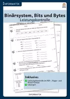 Vorschau - Klassenarbeiten - Binärsystem - Leistungskontrolle - Deckblatt