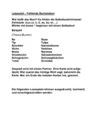 Vorschau - Spiele - Lesespiel für den Deutschunterricht - Seite 1