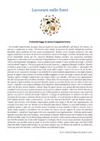 anteprima - Esercizi - Lavorare sulle fonti - Pagina di copertina