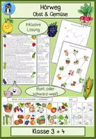 Vorschau - Arbeitsblätter - Obst und Gemüse - Deckblatt