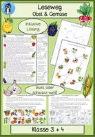 Vorschau - Arbeitsblätter - Gesunde Ernährung - Deckblatt