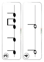 Vorschau - Spiele - Musik ✋🏼 Klatsche deinen Rhythmus ✋🏼 Rhythmusbausteine Tafelkarten - Seite 2