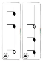 Vorschau - Spiele - Musik ✋🏼 Klatsche deinen Rhythmus ✋🏼 Rhythmusbausteine Tafelkarten - Seite 3