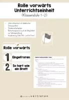 Vorschau - Stundenentwürfe - Rolle vorwärts (Unterrichtseinheit) - Deckblatt