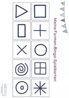 Vorschau - Arbeitsblätter - Mein Formen-Bingo zum Graphomotoriktraining - Seite 3