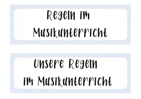 Vorschau - Poster - Regeln im Musikunterricht - Seite 2