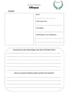Vorschau - Mal- und Bastelvorlagen - Griechische Mythologie: Götterpass und Mythensteckbrief - Deckblatt