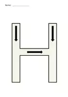 Vorschau - Arbeitsblätter - Buchstabe H / h 10 Arbeitsblätter + Stationenlernen - Seite 3