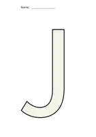 Vorschau - Stationenlernen - Buchstabe J / j 10 Arbeitsblätter + Stationenlernen - Seite 1