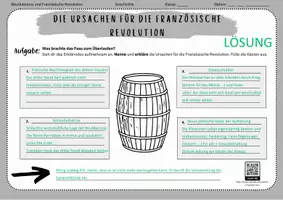 Vorschau - Arbeitsblätter - Französische Revolution - Ursachen / Gründe - Seite 2