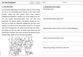 Vorschau - Arbeitsblätter - Lesen | Leseverstehen | Lesetexte | Leseverständnis | Klasse 1-4 | differenziert - Seite 3