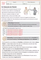 Vorschau - Arbeitsblätter - Arbeitsblatt und Erwartungshorizont zum Thema Distanzzonen - Deckblatt