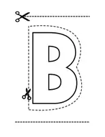 Vorschau - Mal- und Bastelvorlagen - Ausschneiden, Ausmalen, Kleben - Alphabet (Feinmotorik) - Seite 2
