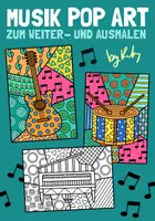 Vorschau - Arbeitsblätter - Musik Pop Art zum Weiter- und Ausmalen 🎶 - Deckblatt