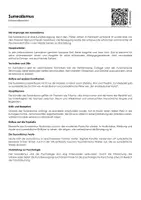 Vorschau - Arbeitsblätter - Kunst - Surrealismus (Informationstext und Übungen) - Deckblatt
