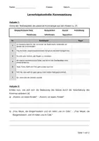 Vorschau - Arbeitsblätter - LK Kommasetzung (inkl. Lösungen) - Deckblatt