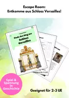 Vorschau - Arbeitsblätter - Escape Room: Finde den Weg aus Schloss Versailles - Seite 1