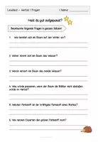 Vorschau - Arbeitsblätter - Lesetext - Herbst: Warum färben sich die Blätter bunt? - Seite 3