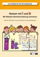 Vorschau - Arbeitsblätter - Vokale/Selbstlaute: langes i, kurzes i, ie - acht einfache Lernrätsel - Deckblatt