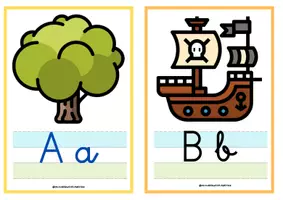 Vista previa - Decoración del aula - Abecedario de pared Montessori para primer ciclo - página 2