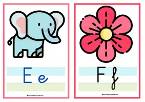Vista previa - Decoración del aula - Abecedario de pared Montessori para primer ciclo - Portada