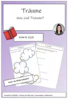 Vorschau - Stundenentwürfe - Träume - Was sind Träume? - Deckblatt