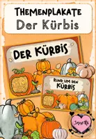 Vorschau - Poster - Kürbis | Themenplakat - Deckblatt
