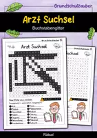 Vorschau - Arbeitsblätter - Arzt Suchsel - Buchstabengitter - Deckblatt