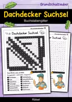 Vorschau - Arbeitsblätter - Dachdecker Suchsel - Buchstabengitter - Deckblatt