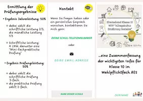 Vorschau - Merkblätter - Flyer Elternabend Klasse 10 - Seite 3