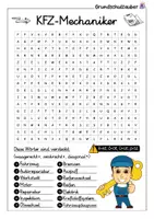 Vorschau - Arbeitsblätter - KFZ-Mechaniker MEGABUNDLE - Wissenskartei, Lückentext, Steckbrief, Suchsel - Seite 2