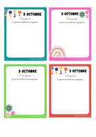 Aperçu - Cartes / Images - 5 octobre - Journée Mondiale des enseignants - Page 1