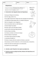 Vorschau - Arbeitsblätter - Arbeitsblätter Präpositionen erkennen, Sätze bilden/ Halloween - Seite 1