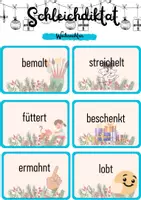 Vorschau - Arbeitsblätter - Schleichdiktat Weihnachten, Übung zum Schreiben, lustige Sätze - Seite 2
