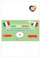Vorschau - Präsentationen/Tafelbilder - Italienisch lernen mit Allie: Die Aussprache von ch wie k + Vokabelliste - Deckblatt