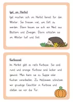 Vorschau - Arbeitsblätter - Abschreibkartei Herbst - Seite 3